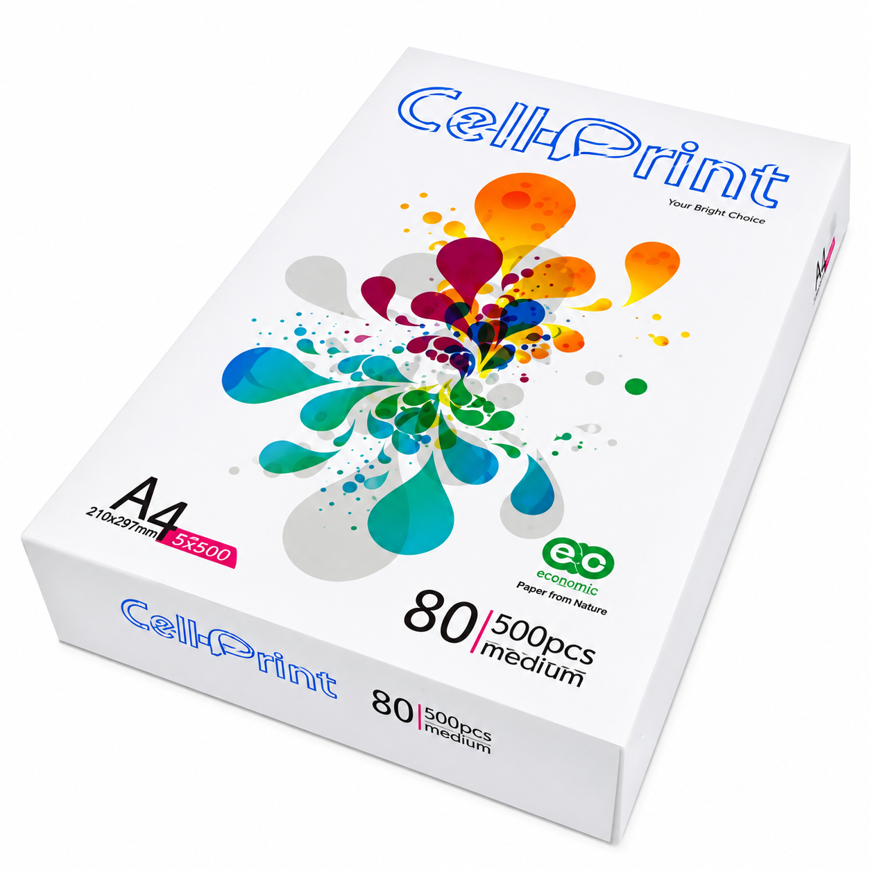 کاغذ A4 سفید سل پرینت
