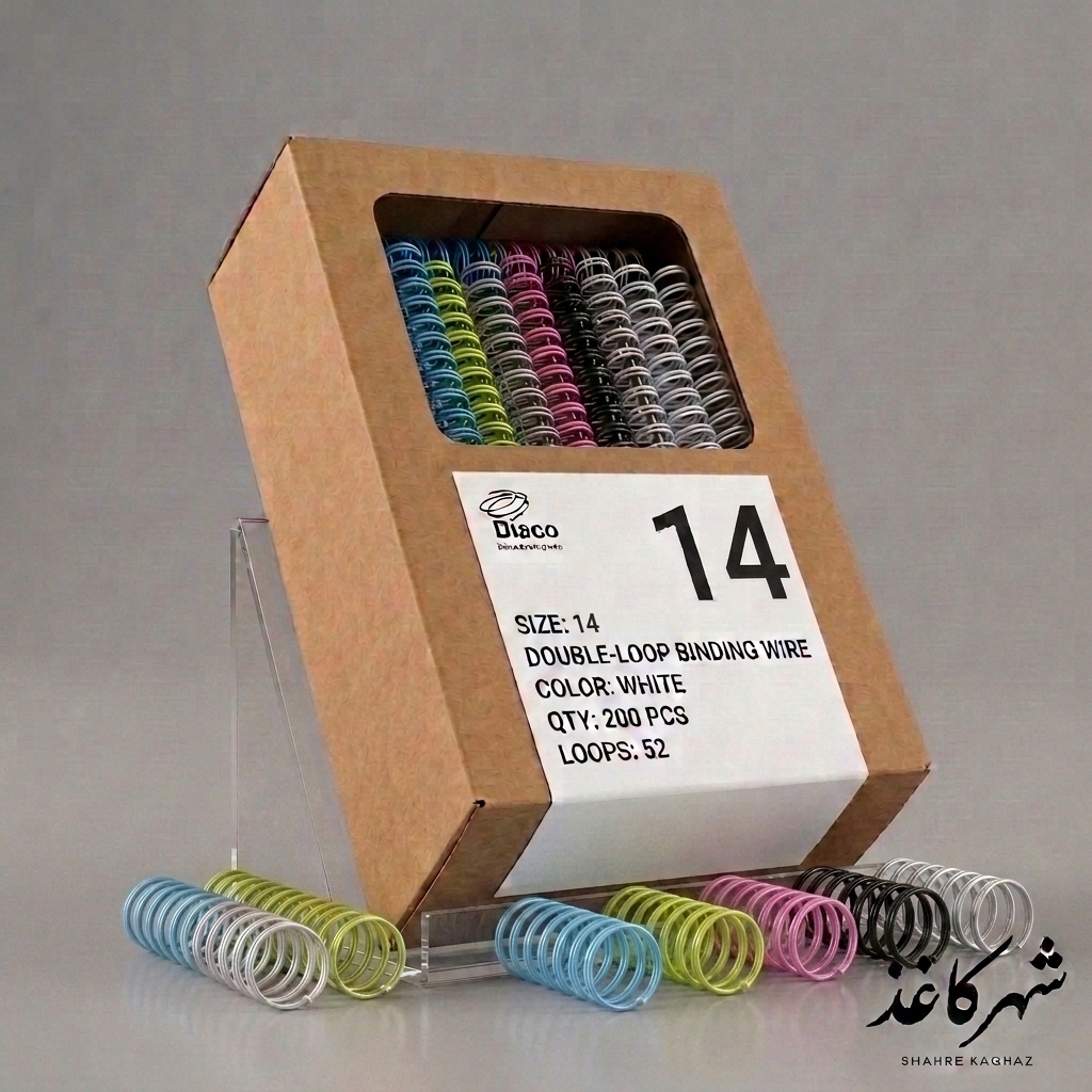 فنر صحافی رنگی سایز 14