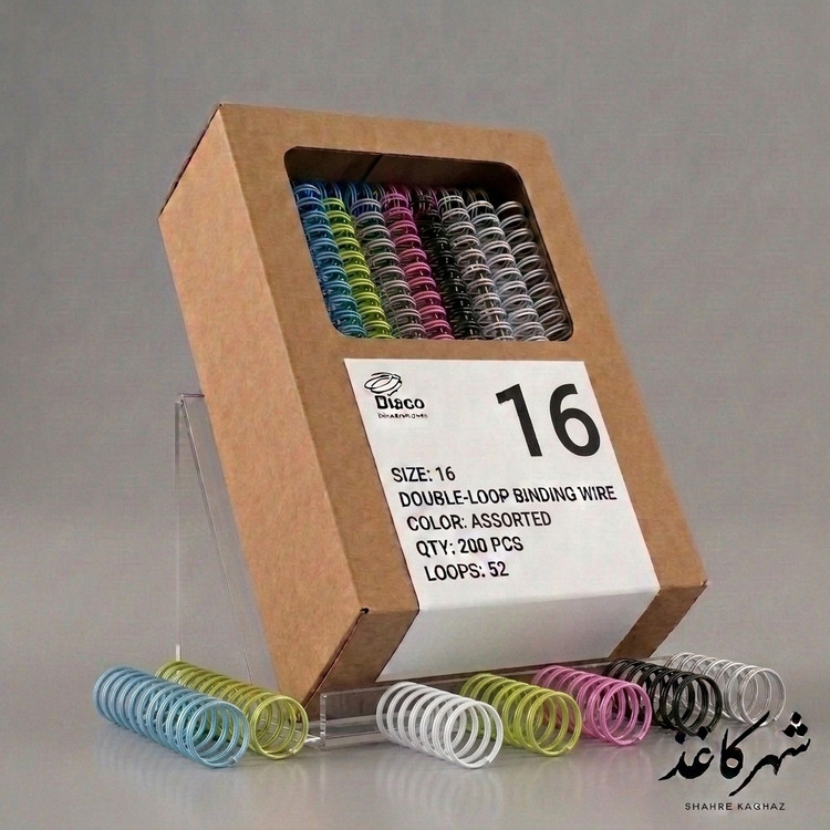 فنر صحافی رنگی سایز 16