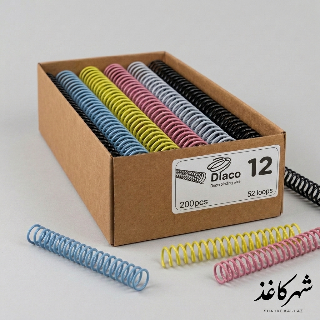 فنر رنگی شافل سایز ۱۲ دیاکو
